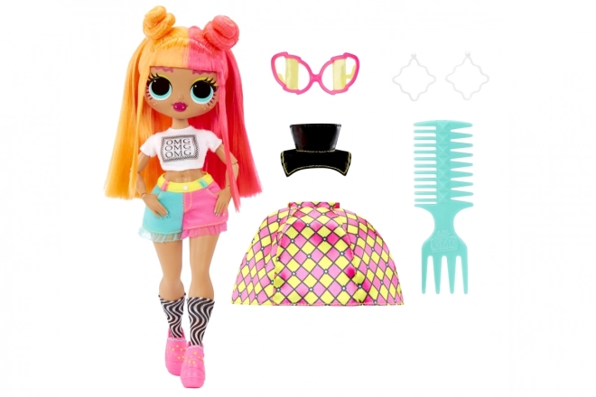 L.O.L. Surprise! OMG Grande soeur, 2 tenues – Neonlicious