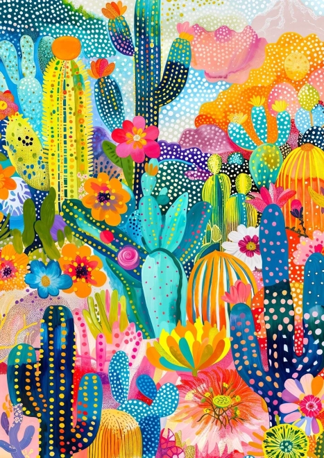 Puzzle Monde des cactus 1000 pièces