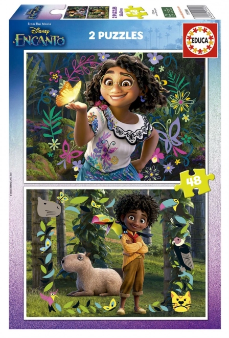 Puzzle Encanto 2x48 pièces
