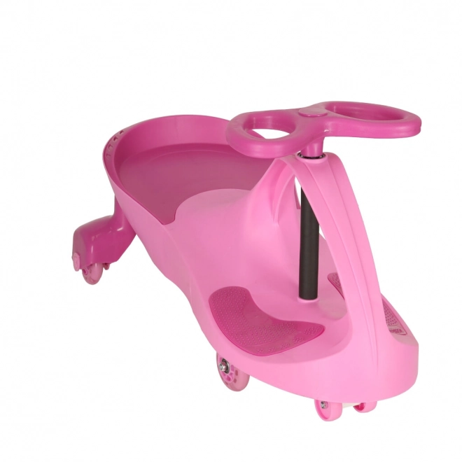 Draisienne enfant rose avec roues LED lumineuses