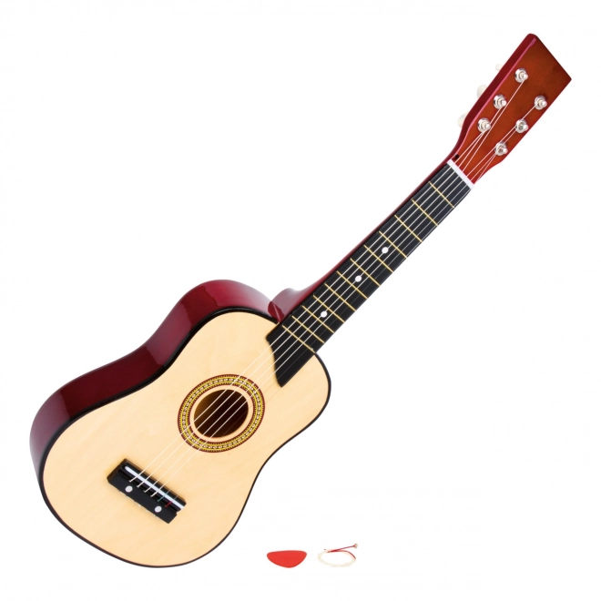 Petite Foot Jouet pour enfant guitare en bois naturelle