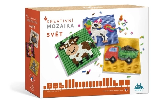 Mosaique Créative Monde Kit de Construction en Plastique
