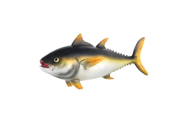 Thon rouge zooté en plastique 12cm en sachet