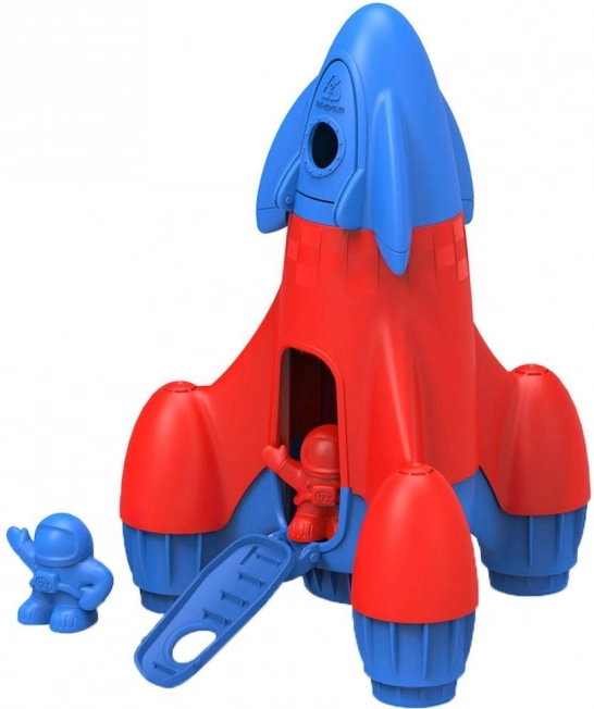 Green Toys fusée bleue – jouet spatial écologique pour enfants