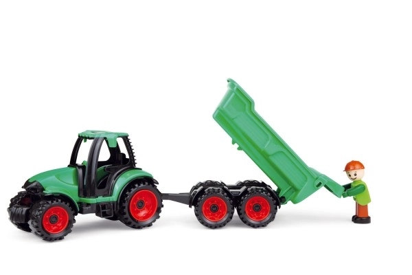 Auto Truckies tracteur avec remorque en plastique 32cm avec figurine en boîte 24m+