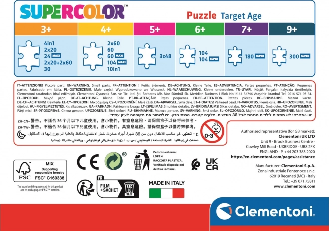 CLEMENTONI Puzzle Spidey et ses amis étonnants 30 pièces