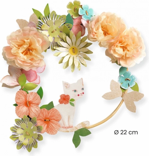 Couronne de fleurs Dalia à assembler - DIY de Djeco