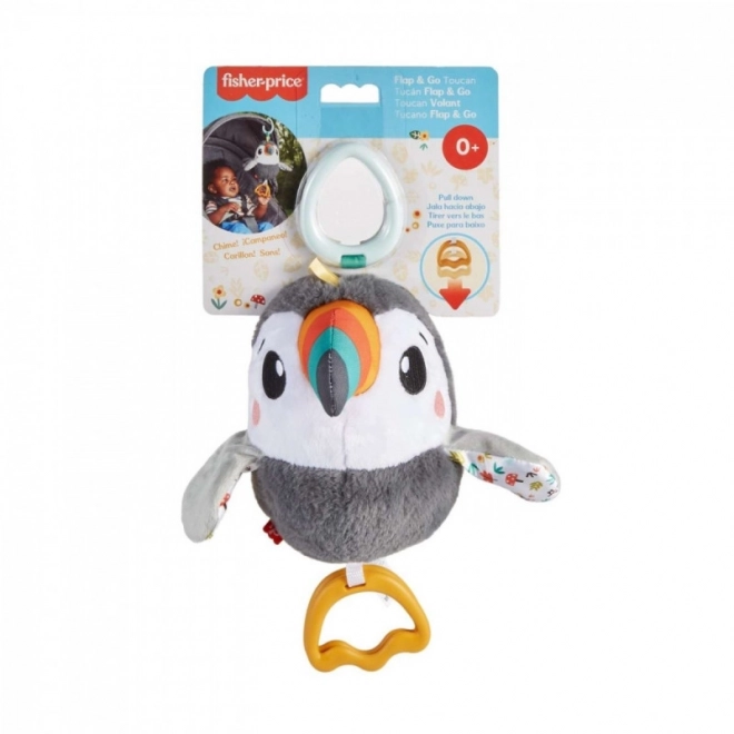 Pendentif avec toucan flottant