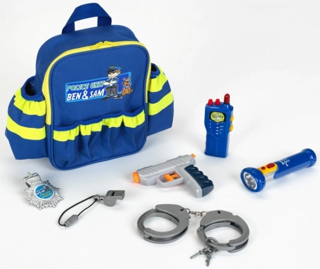 Sac à dos de police avec accessoires