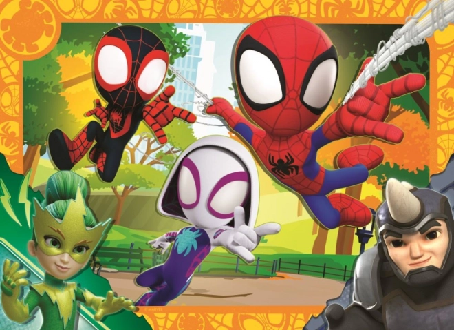 Puzzle Ravensburger Spidey et ses fantastiques amis 4x42 pièces