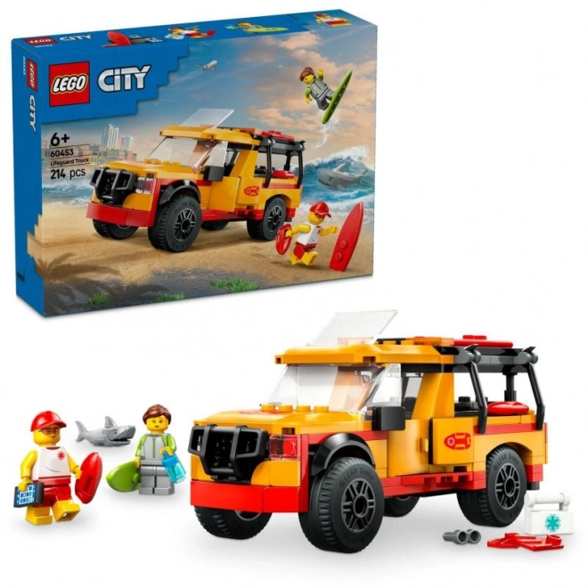 Lego City Camionnette de Sauvetage en Plage