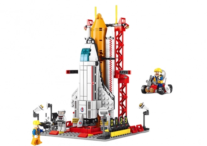 Plateforme de lancement de fusée - ensemble de construction - 500 pièces
