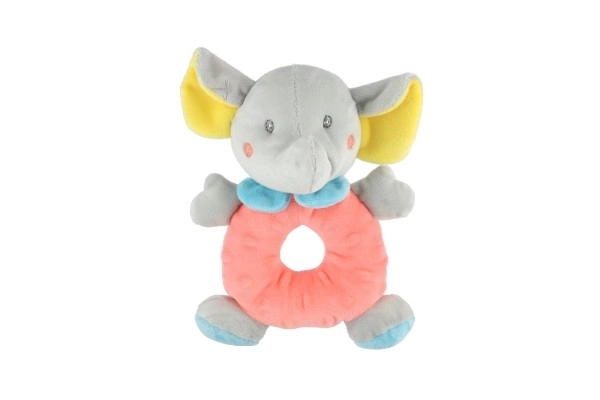 Hochet en peluche Éléphant pour bébés