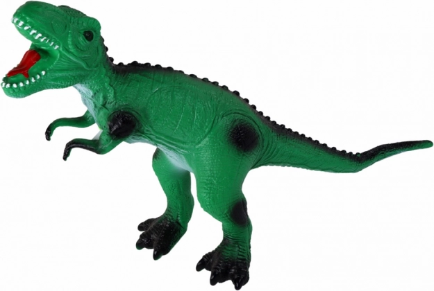 Grande figurine dinosaure tyrannosaure avec son 38 cm vert