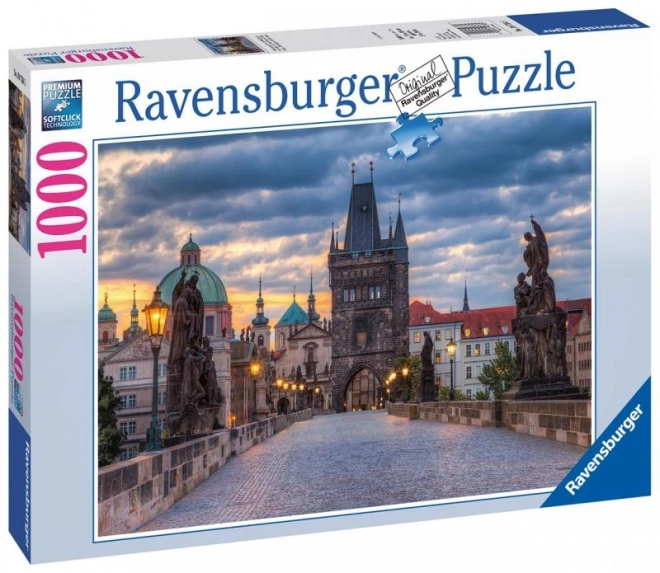 Prague: Promenade sur le pont Charles puzzle 1000 pièces