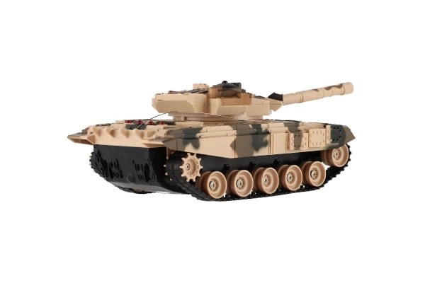 Tank télécommandé avec pack rechargeable et effets sonores