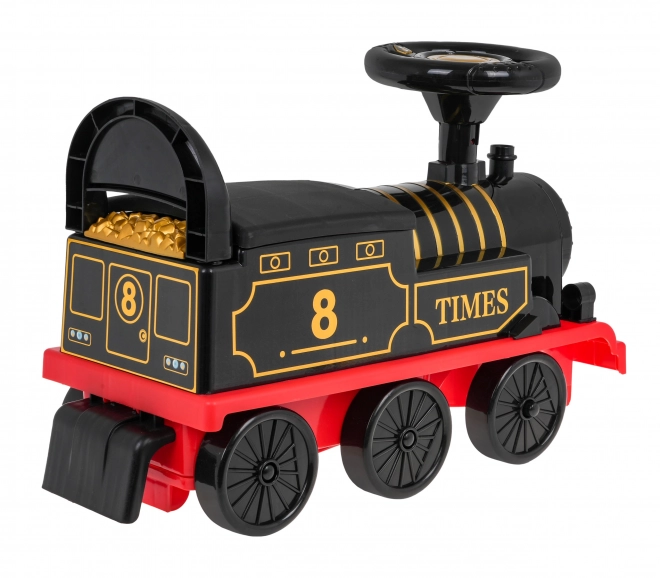 Locomotive enfant interactive avec espace de rangement et lumières