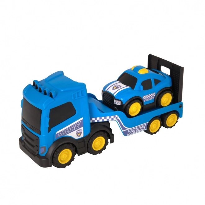 Camion de police Teamsterz avec petite voiture