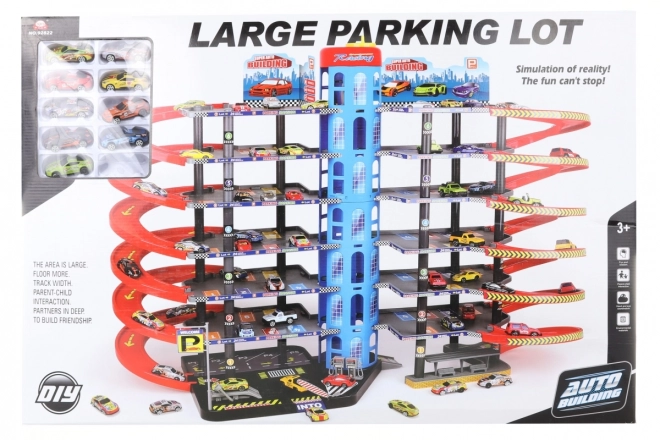 Garage avec petites voitures