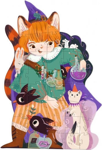 Djeco puzzle géant sorcier Pio – 36 pièces