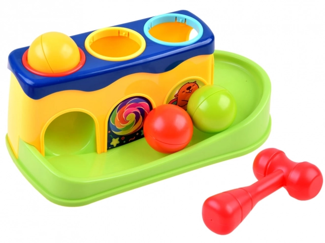 Marteau coloré avec boules pour enfants