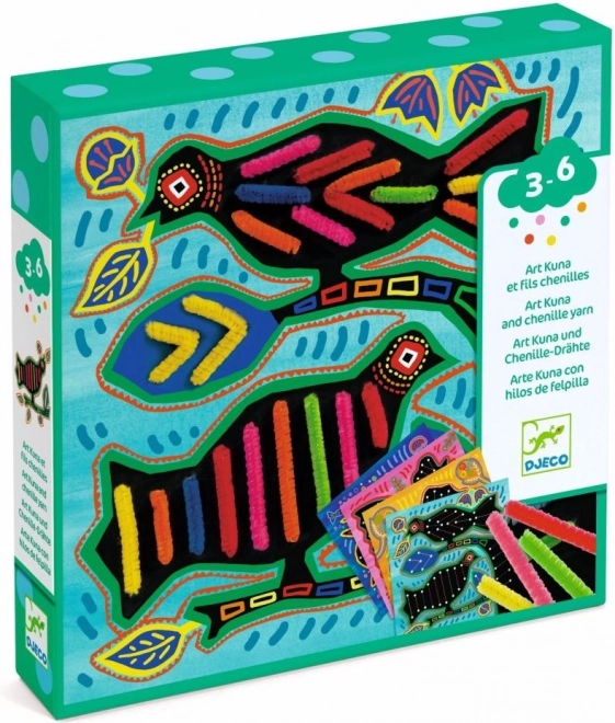 DJECO Ensemble créatif Chenilles colorées