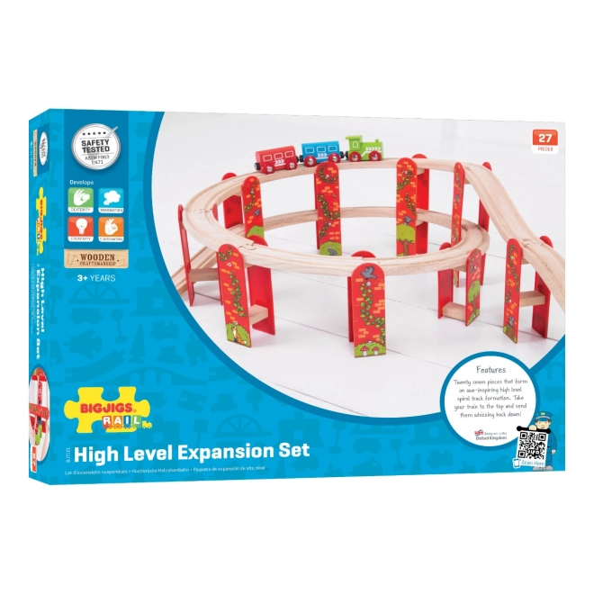 Set de rails Bigjigs Rail multi-étages