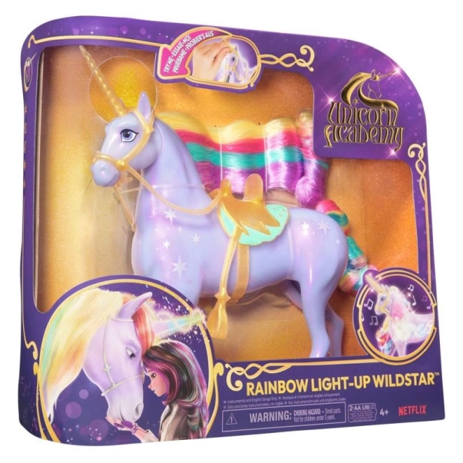 UNICORN ACADEMY LICORNE LUMINEUSE WILDSTAR 24cm