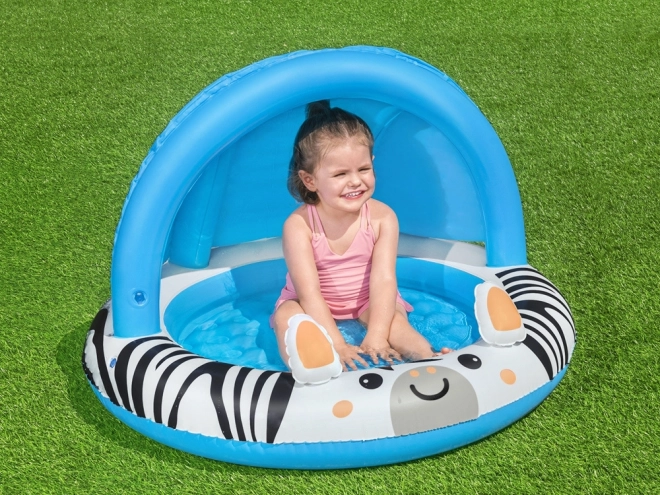 Piscine pour enfants avec auvent Bestway Zèbre