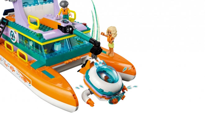 LEGO Friends bateau de sauvetage en mer