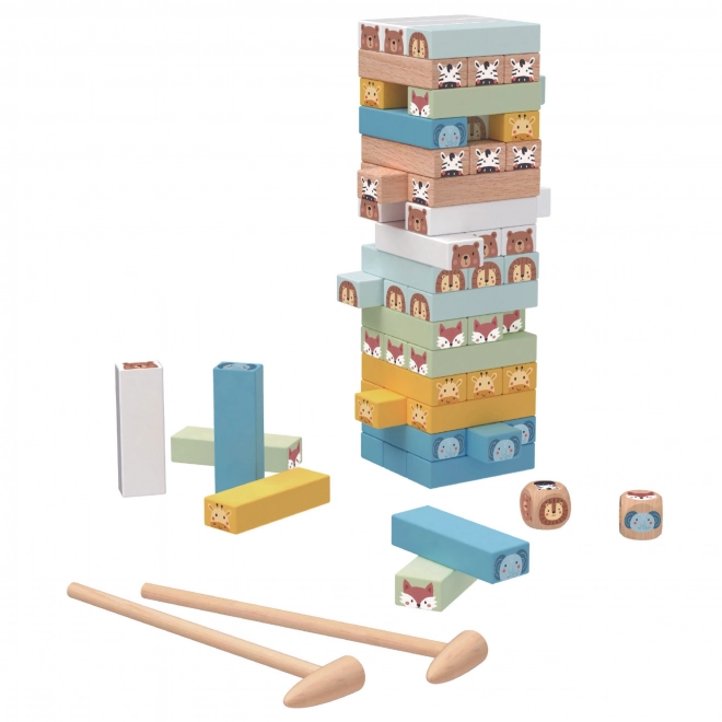 TOOKY TOY tour bancale avec animaux