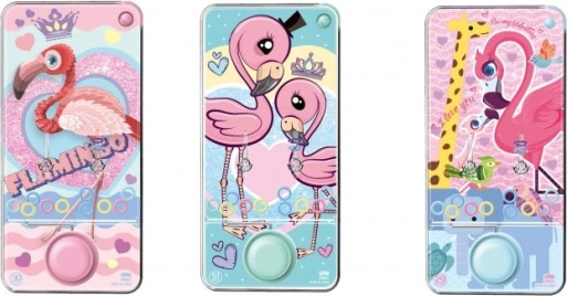 Jeu d’eau avec flamant rose pour enfants