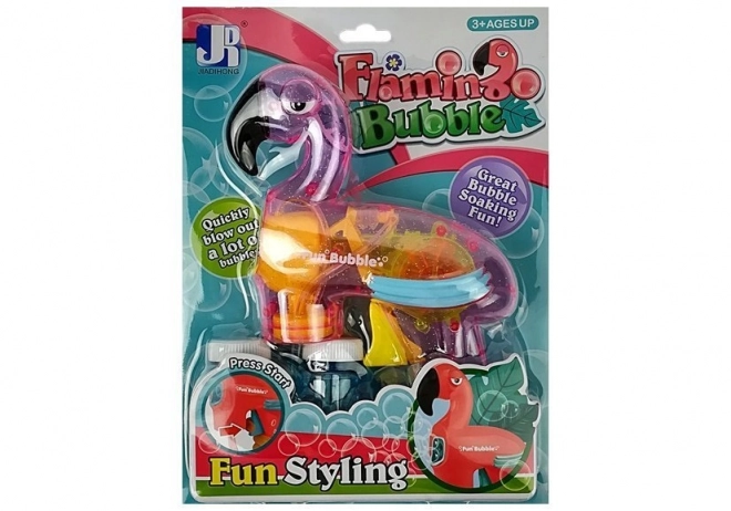 Pistolet à bulles Flamant rose rose