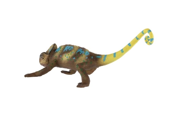 Caméléon yéménite en plastique zooté 18cm dans un sachet