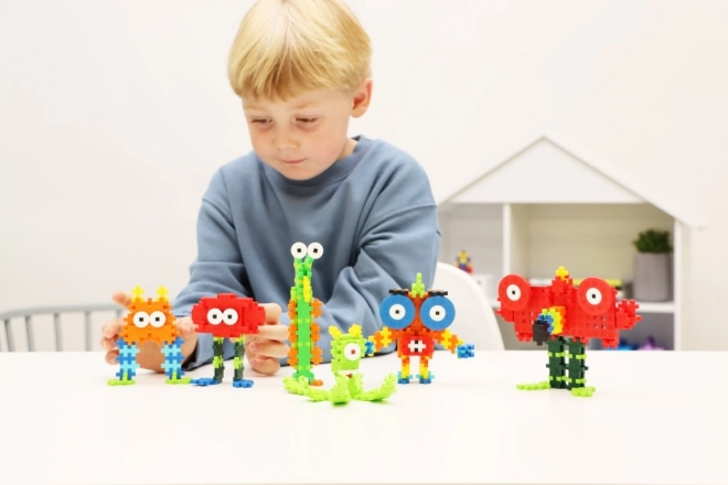 Plus-Plus Ensemble créatif Apprends à construire des Monstres