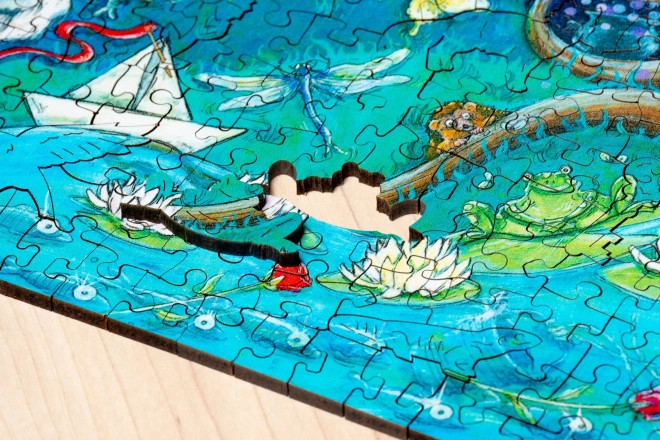 Puzzle en bois forêt magique 500 pièces