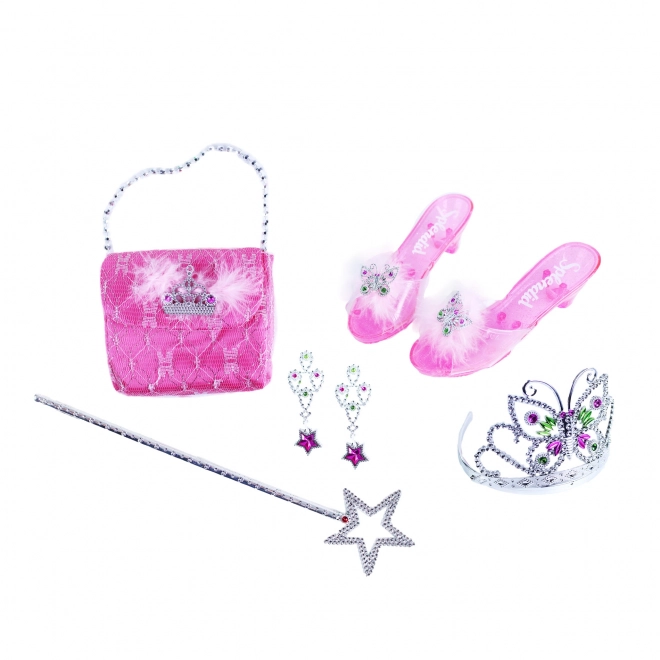 Ensemble princesse avec accessoires rose