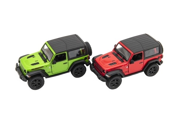 Voiture en métal Kinsmart Jeep Wrangler 2018 à rétrofriction 12,5cm