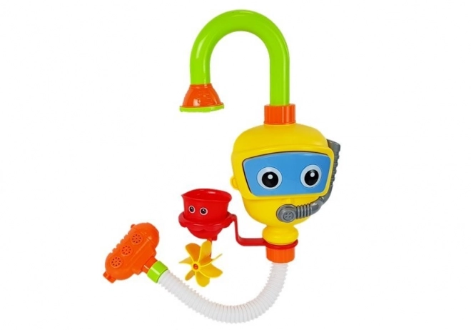 Robot plongeur coloré pour baignade avec tasses en cascade