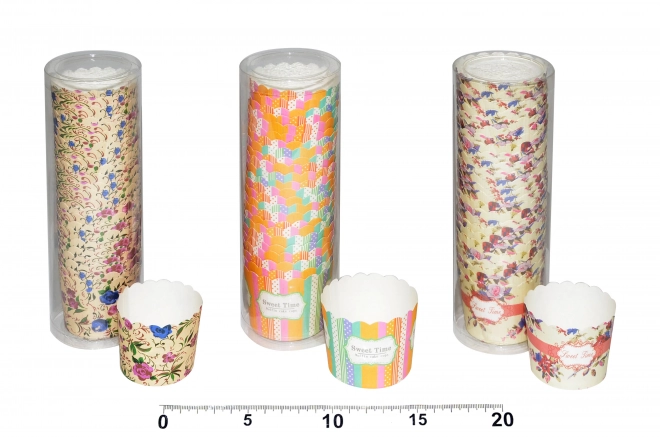 Caissettes à pâtisserie colorées et solides