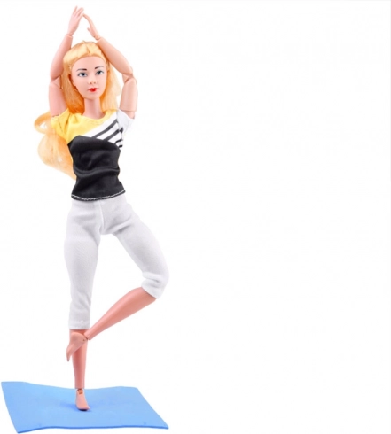 Postures de yoga et de fitness réalistes