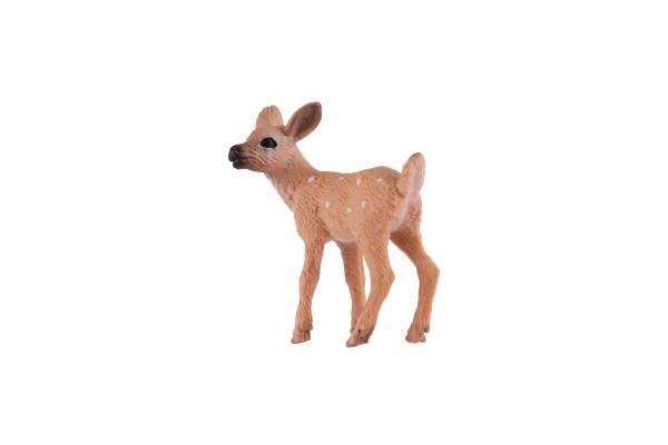 Biche européenne en plastique Zooted 4cm en sachet