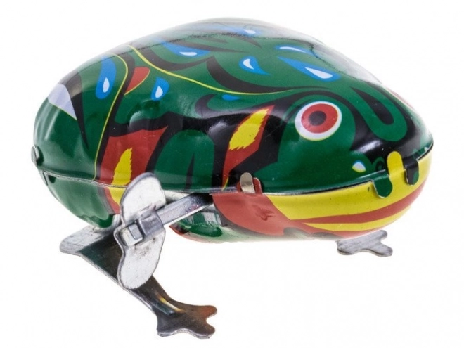 Grenouille en métal à clé