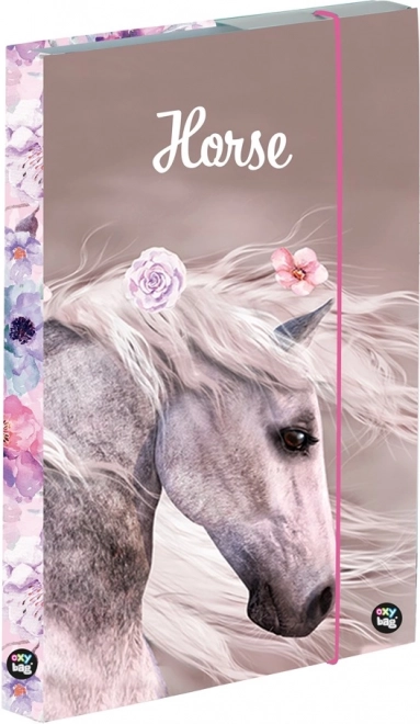 OXYBAG Boîte pour cahiers A5 Jumbo Cheval Romantique