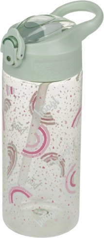 Bouteille Tritan avec paille Arc-en-ciel 500 ml