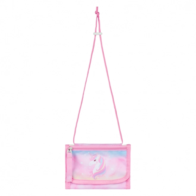 Portefeuille BAAGL pour le cou Rainbow Unicorn