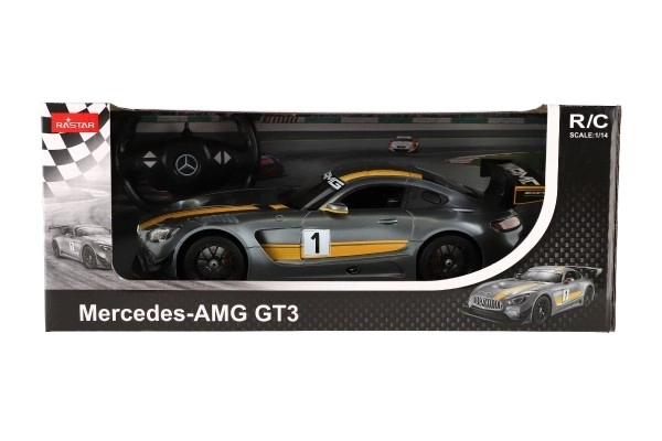 Voiture RC Mercedes AMG GT3 plastique 35cm 2,4GHz télécommandée à piles en boîte 44x18x23cm