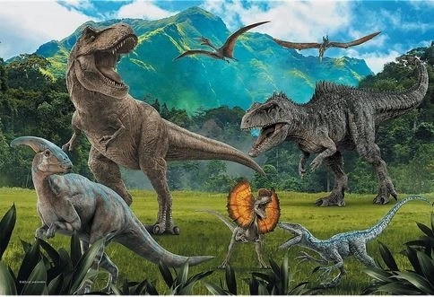 Puzzle dinosaures Jurassic Park 100 pièces
