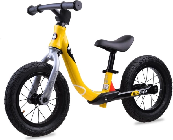 Draisienne RoyalBaby Run Little Knight 12" avec pneus gonflables – jaune
