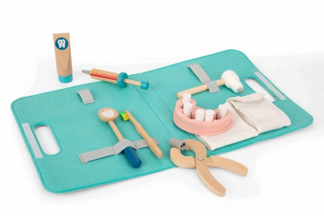 Tooky Toy Ensemble dentaire pour enfants avec sac à dos 19 pcs FSC